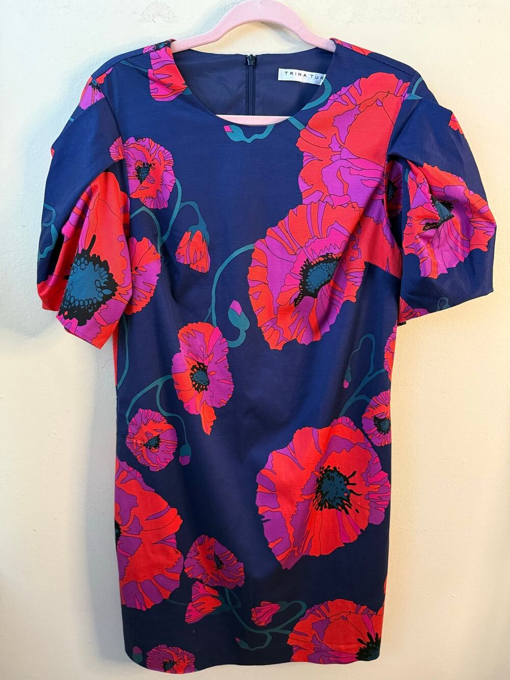 Trina Turk Blue Note Floral Dress